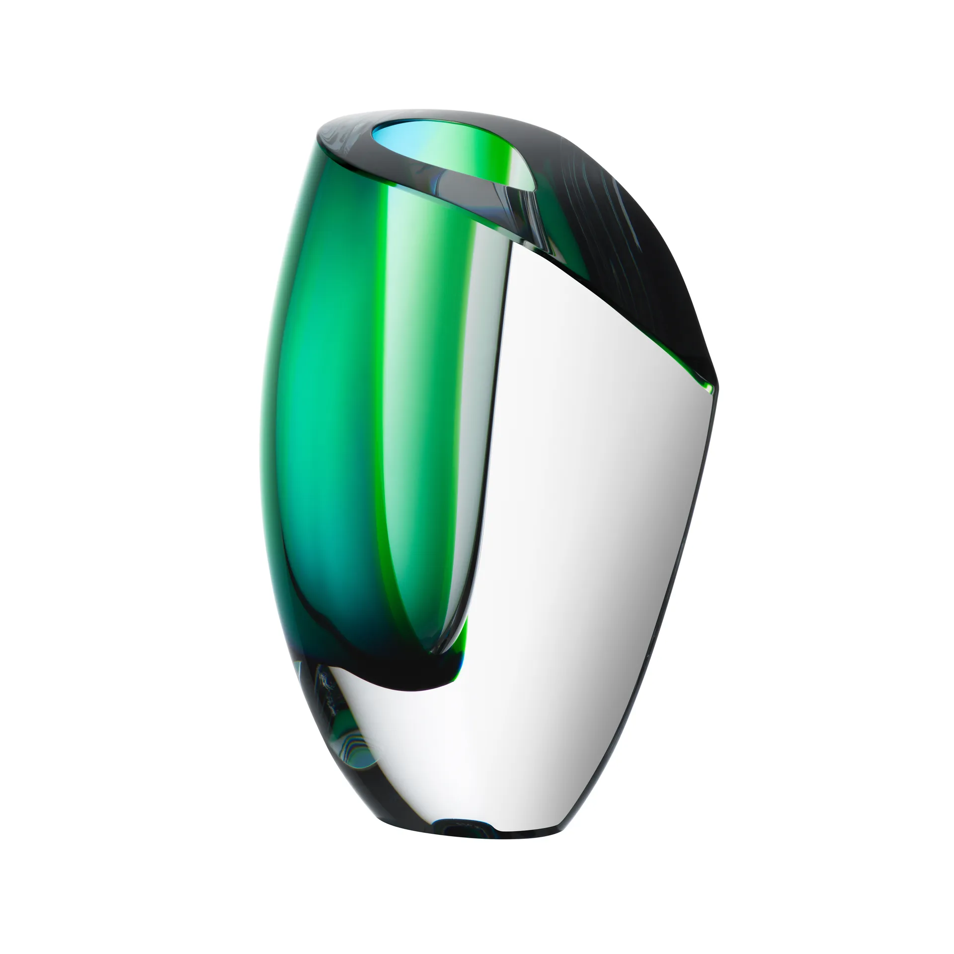 Mirage 花瓶 21 cm, 绿色-蓝色 Kosta Boda