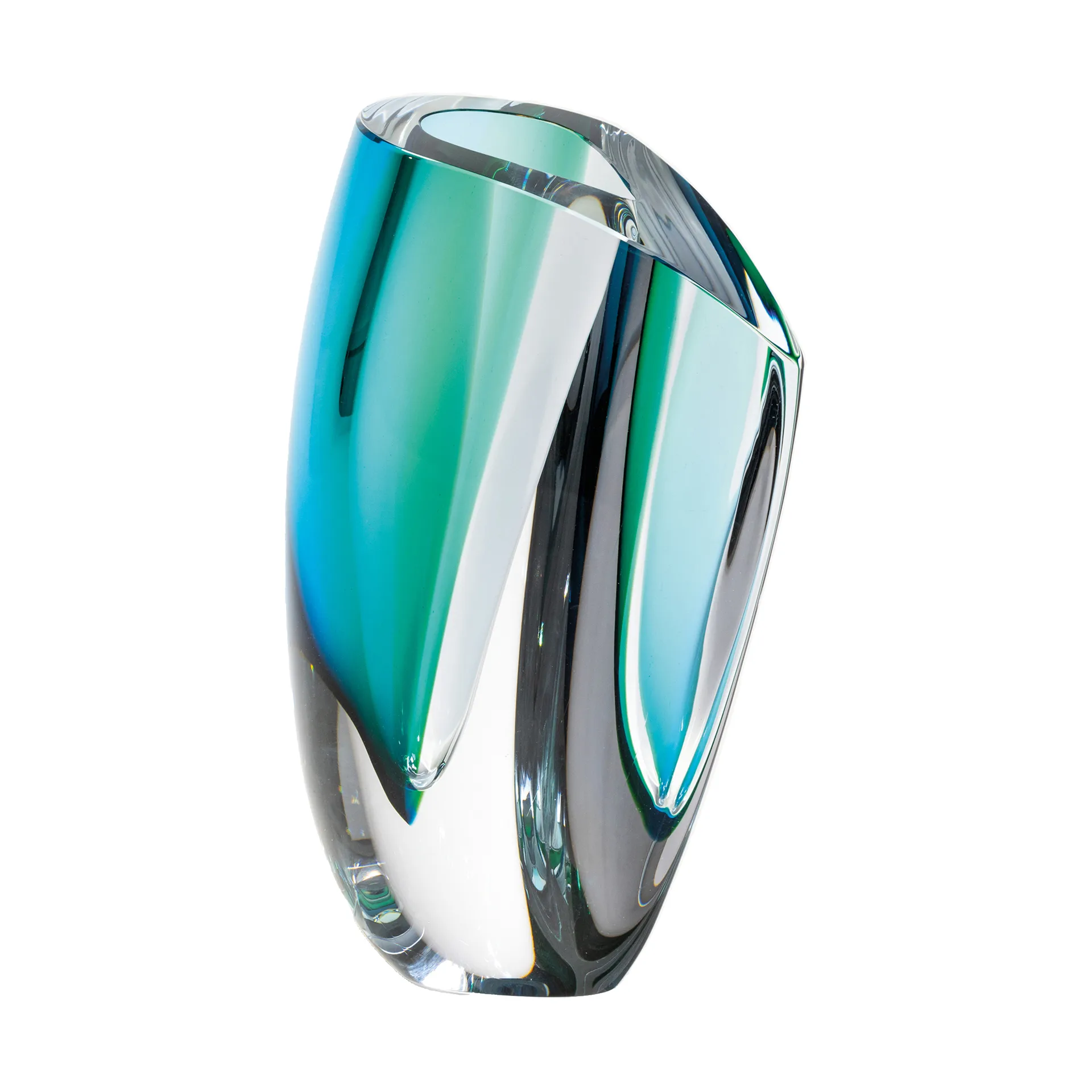 Mirage 花瓶 31 cm, Green-blue Kosta Boda