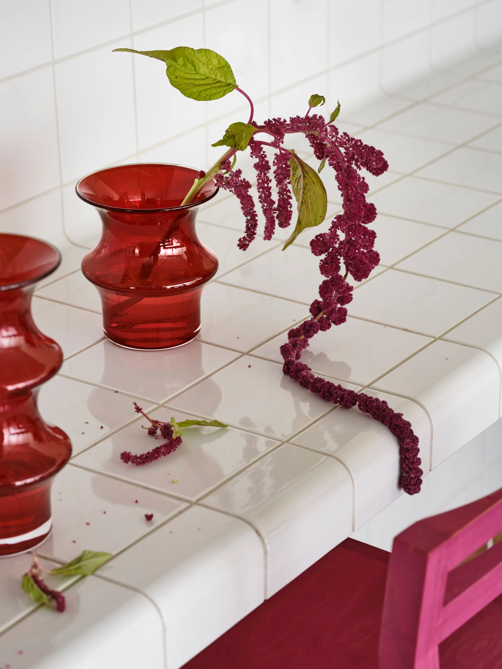 Pagod 花瓶 25.5 cm, 红色 Kosta Boda