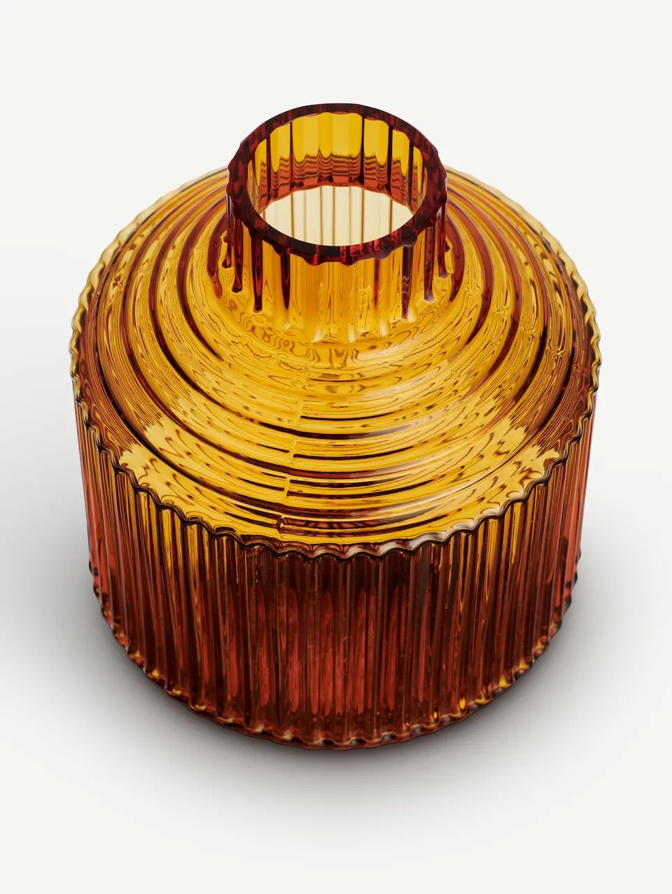 Pavilion 深色花瓶 134mm, 琥珀色 Kosta Boda