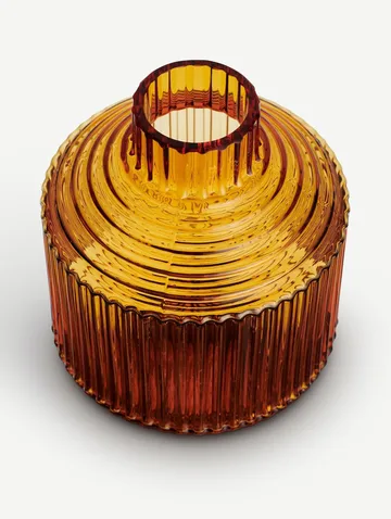 Pavilion 深色花瓶 134mm - 琥珀色 - Kosta Boda