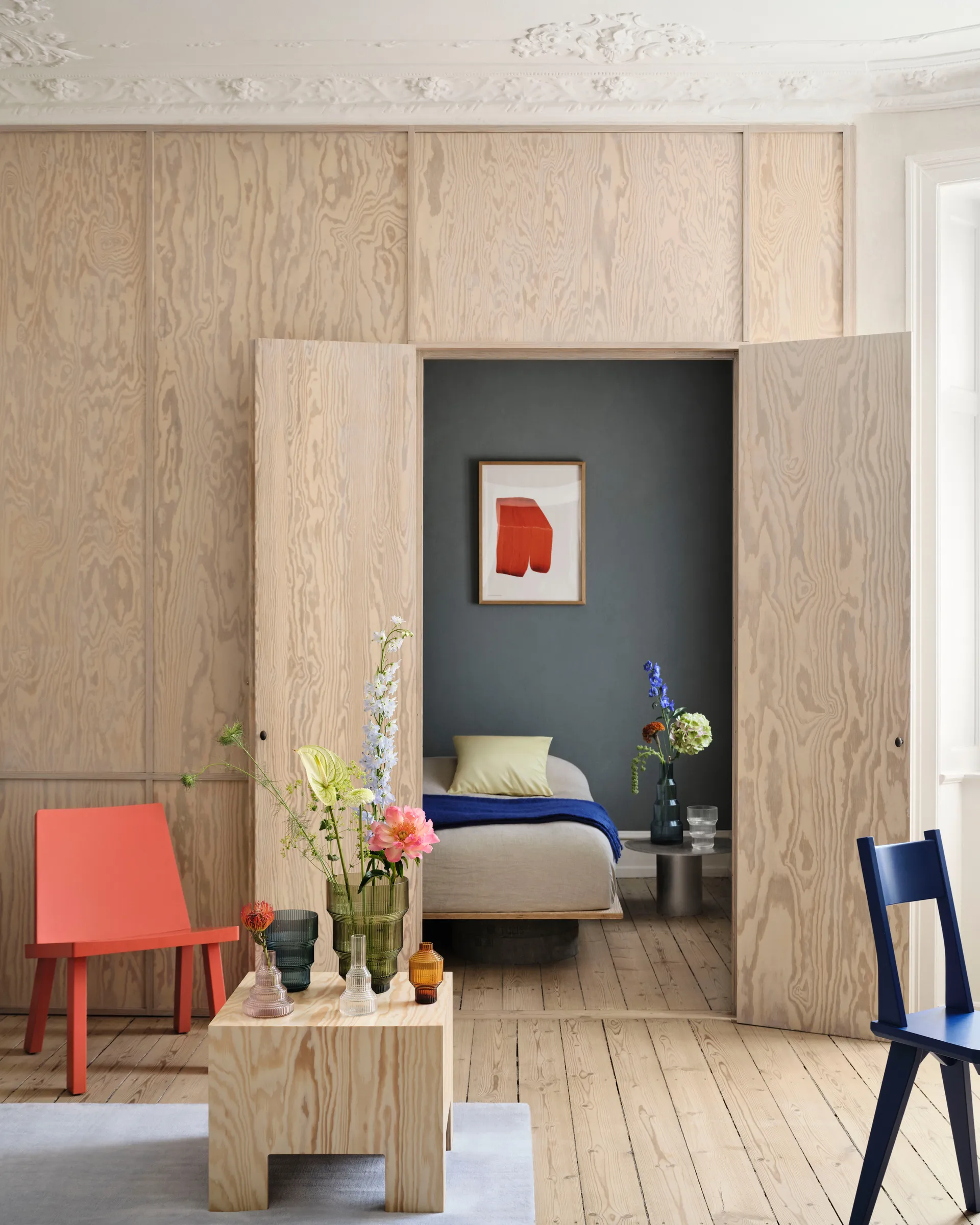 Pavilion 花瓶 259 mm, 调和绿 Kosta Boda