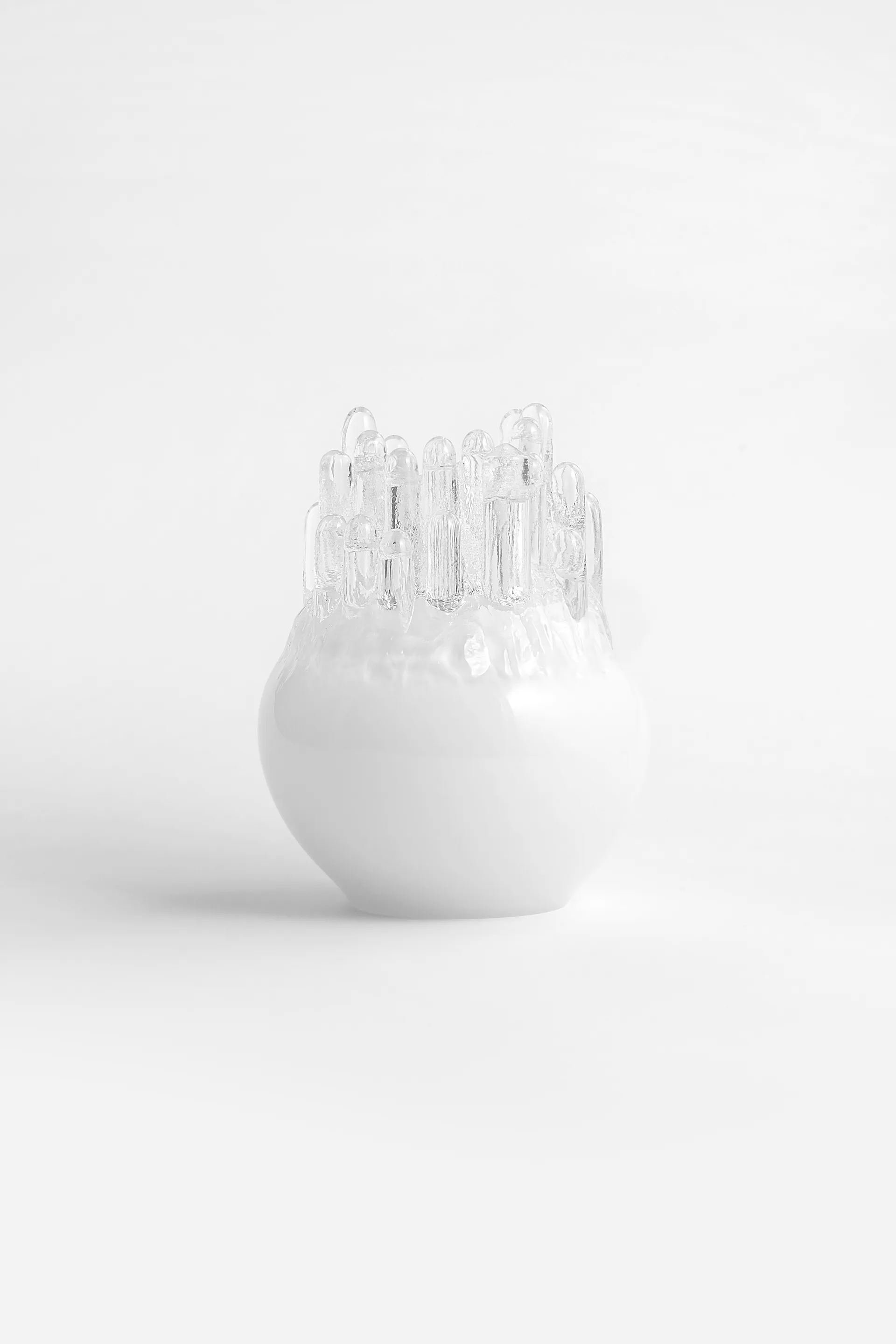 Polar 烛台 190mm, 白色 Kosta Boda