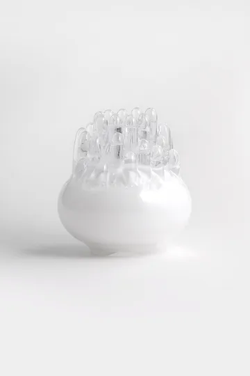 Polar 烛台 200mm - 白色 - Kosta Boda