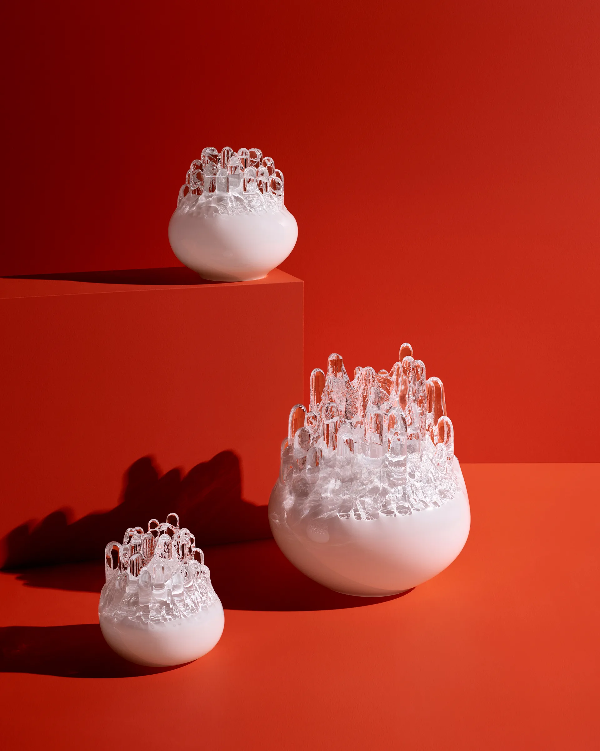 Polar 烛台 330 mm, White Kosta Boda