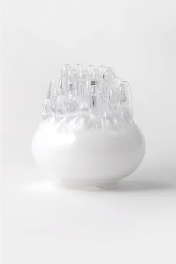 Polar 烛台 330mm - 白色 - Kosta Boda