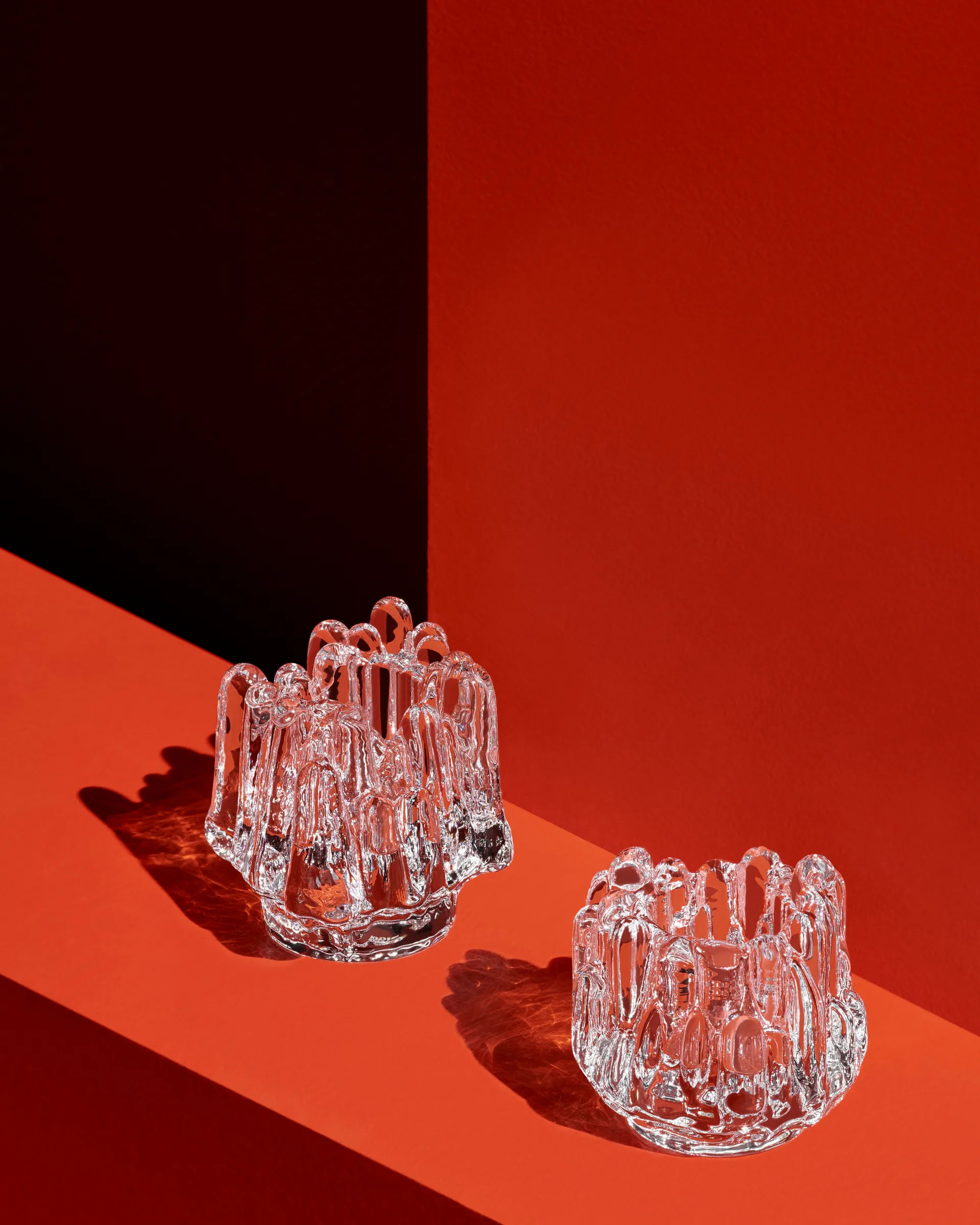 Polar 烛台 86mm, 透明色 Kosta Boda