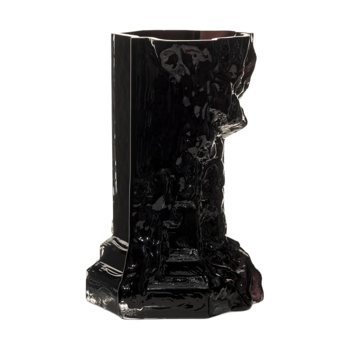 Rocky Baroque 花瓶 25 cm - Pitch 黑色 - Kosta Boda