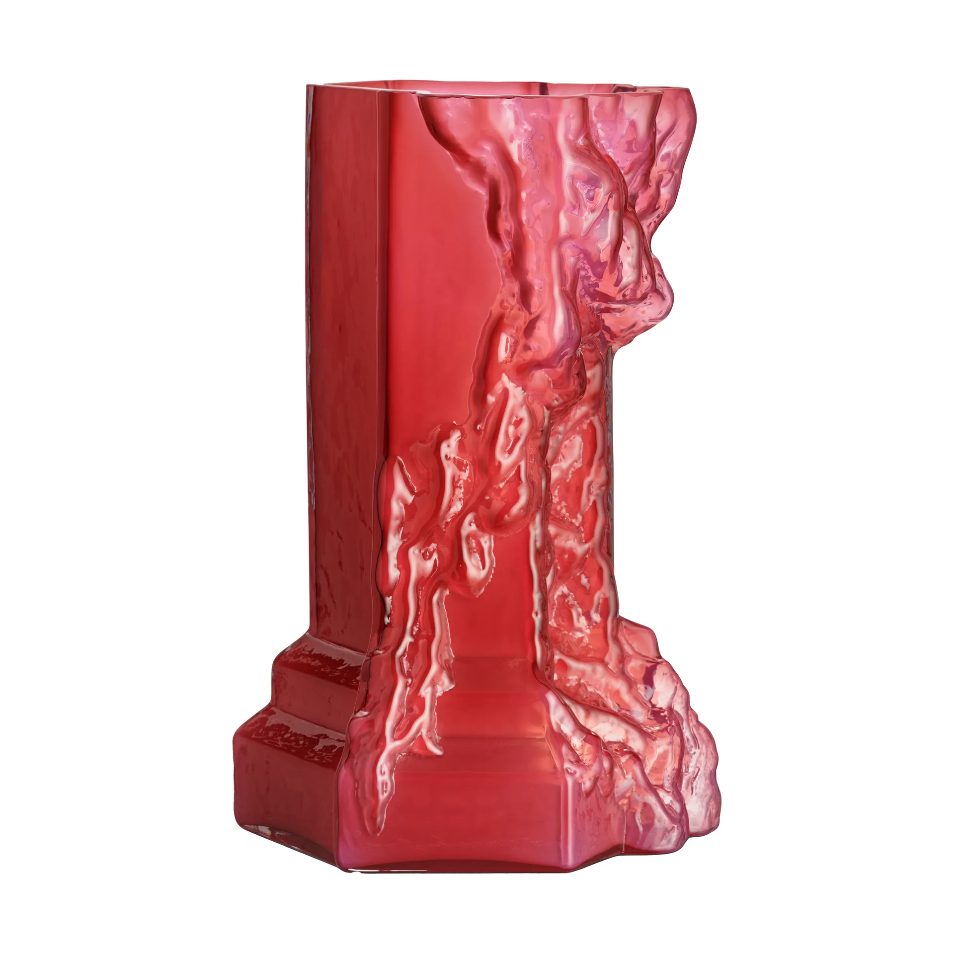Rocky Baroque 花瓶35cm, 亮粉色 Kosta Boda