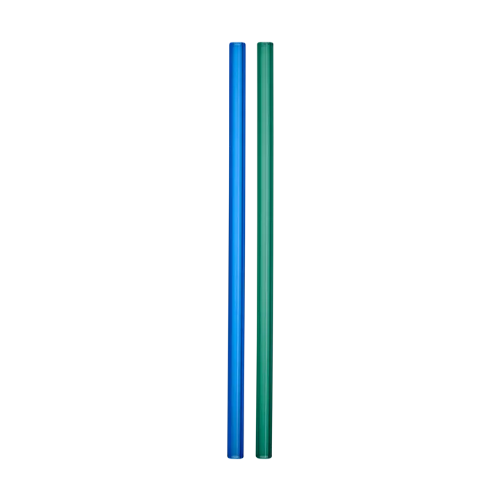 Sipsavor 吸管 200mm 2包装 - 蓝色_绿色 - Kosta Boda