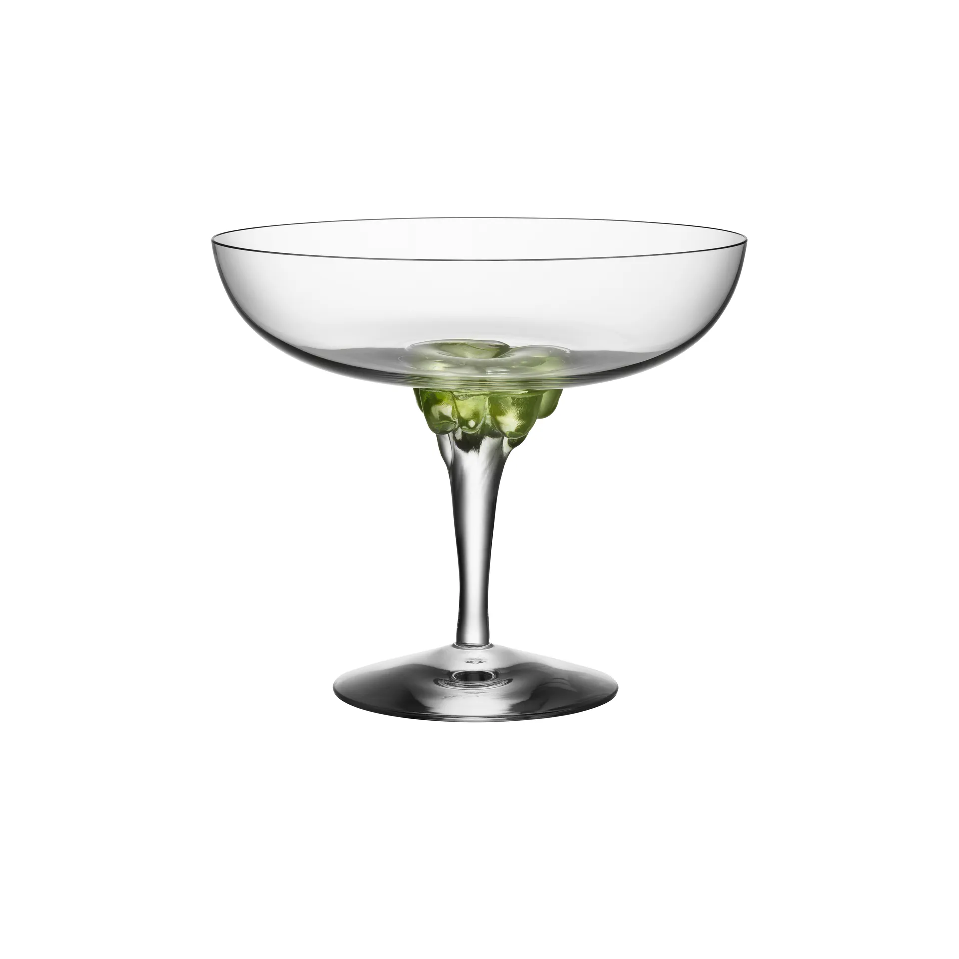 Sugar Dandy 碟形酒杯 320ml, 绿色 Kosta Boda