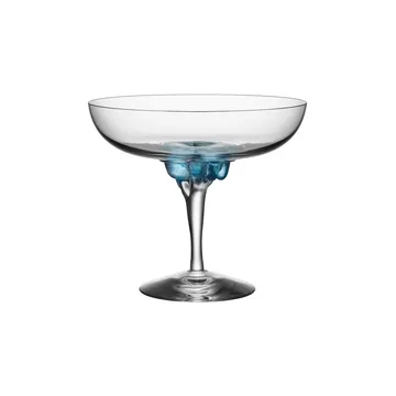 Sugar Dandy 碟形酒杯 320ml - 蓝色 - Kosta Boda