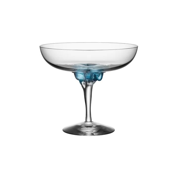 Sugar Dandy 碟形酒杯 320ml - 蓝色 - Kosta Boda