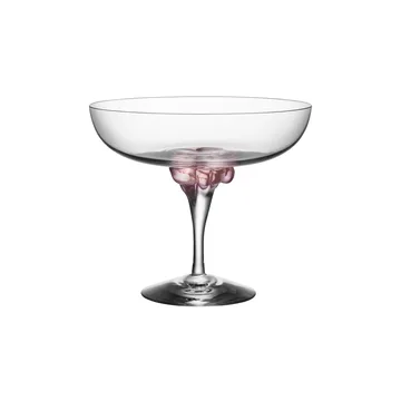 Sugar Dandy 碟形酒杯 320ml - 粉色 - Kosta Boda