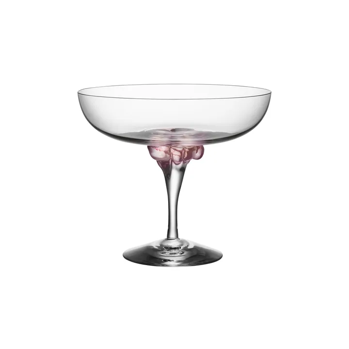 Sugar Dandy 碟形酒杯 320ml - 粉色 - Kosta Boda
