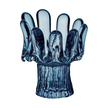 Sunflower 烛台 circular 玻璃 11.5 cm - 蓝色 - Kosta Boda