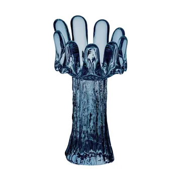 Sunflower 烛台 circular 玻璃 18 cm - 蓝色 - Kosta Boda