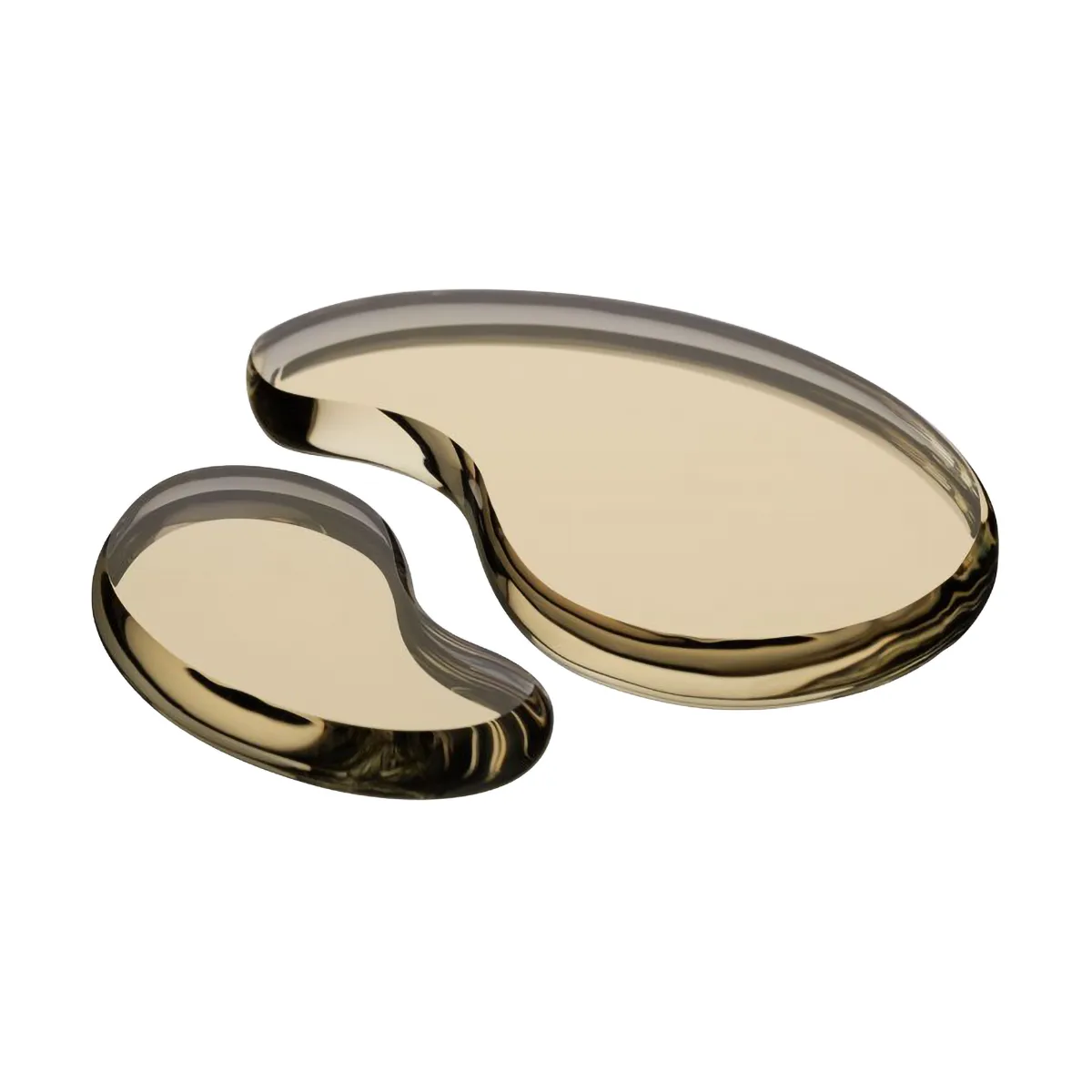 Tears of joy decorative object 2件, 金色 Kosta Boda