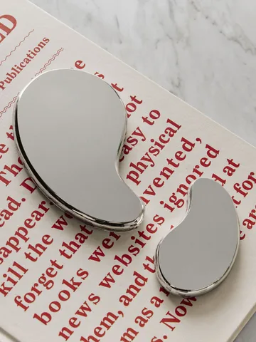 Tears of joy decorative object 2件 - 银色 - Kosta Boda