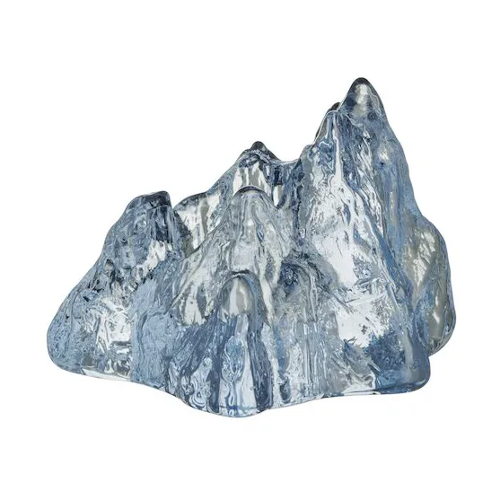 The Rock 许愿烛 91mm - Ice 蓝色 - Kosta Boda