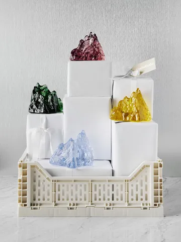 The Rock votive 91 mm - Emerald 绿色 - Kosta Boda