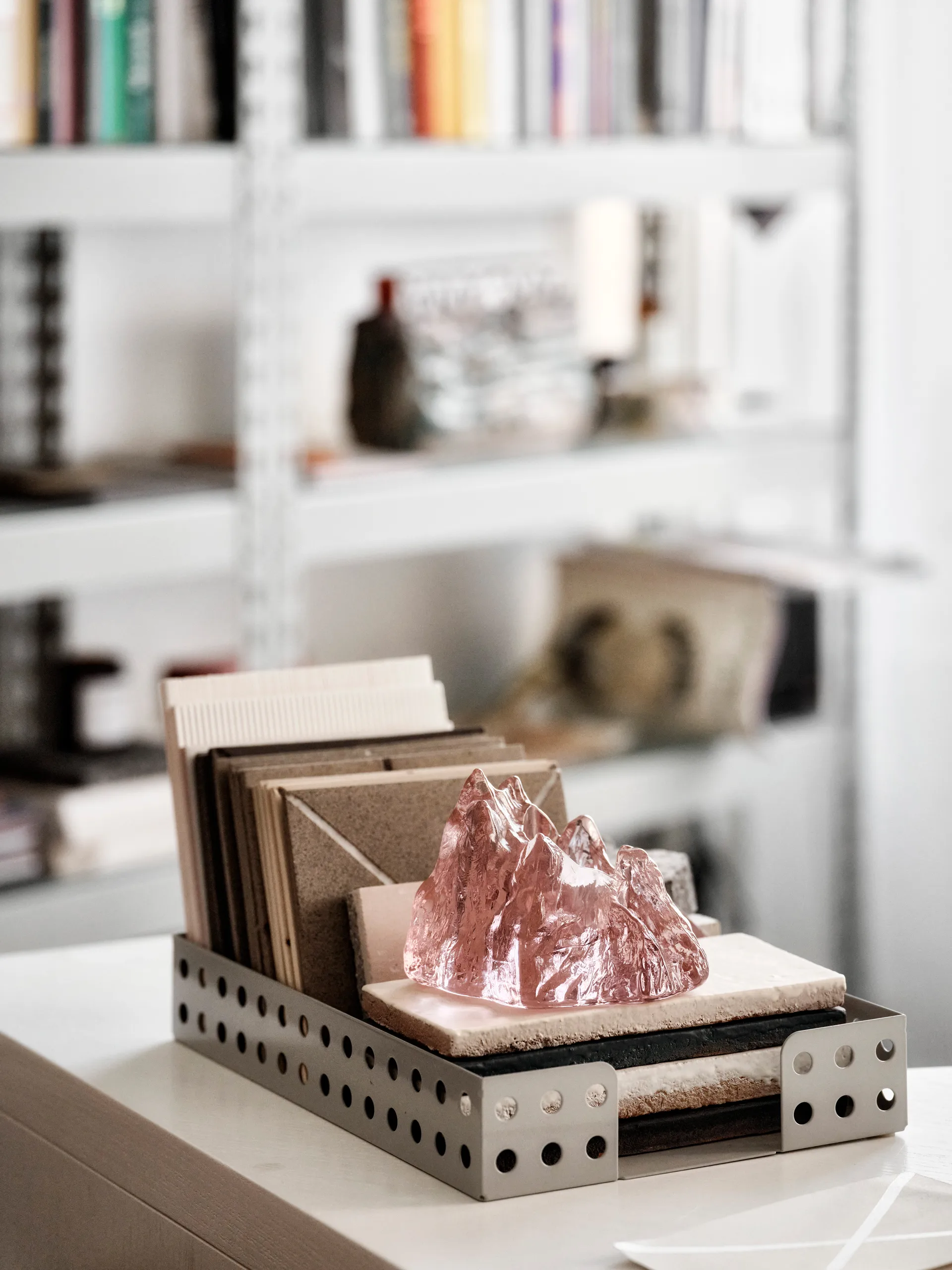 The Rock votive 91 mm, 粉色 Kosta Boda