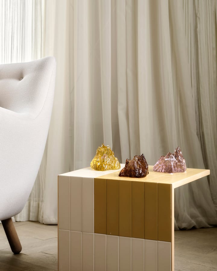 The Rock votive 91 mm, 粉色 Kosta Boda