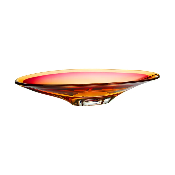 Vision 碟 Ø52.5cm - 粉色_琥珀色 - Kosta Boda