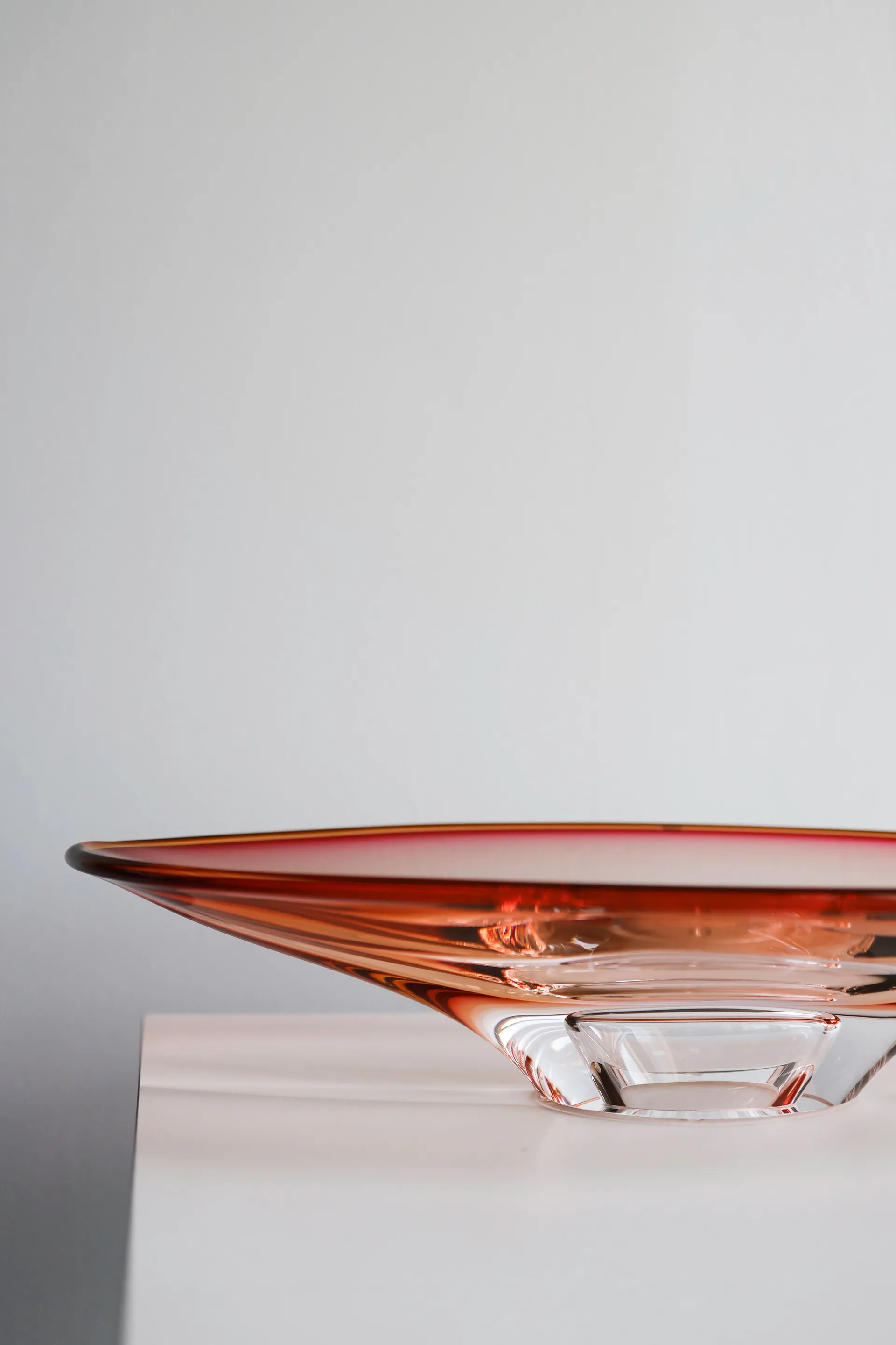 Vision 碟 Ø52.5cm, 粉色_琥珀色 Kosta Boda