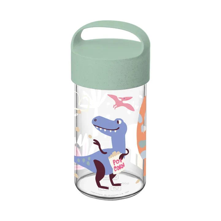 Buddy Snack水壶 500ml - 恐龙主题 - Koziol