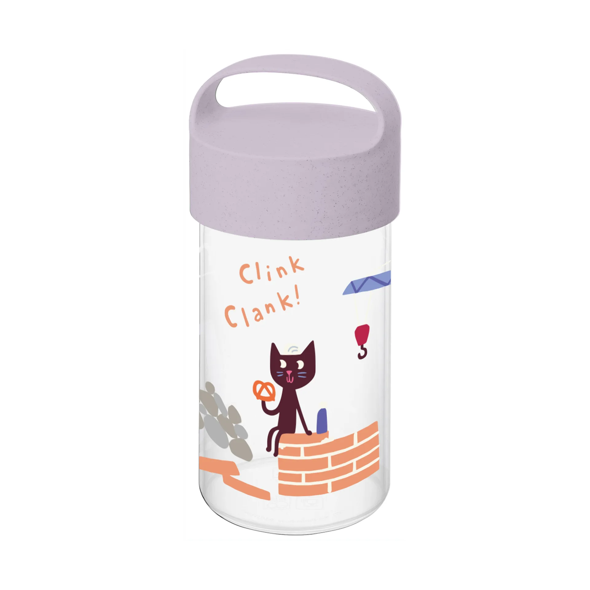 Buddy Snack水壶 500ml, 卡车主题 Koziol