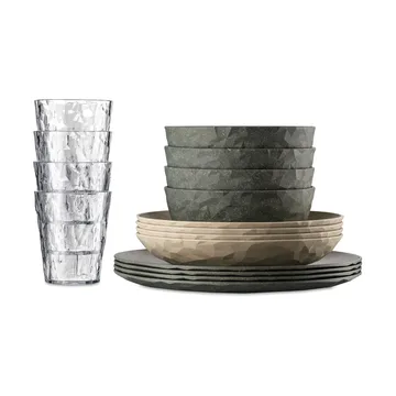 Club Göteborg 套装 16件 biocirular thermoplastic - 彩色 - Koziol