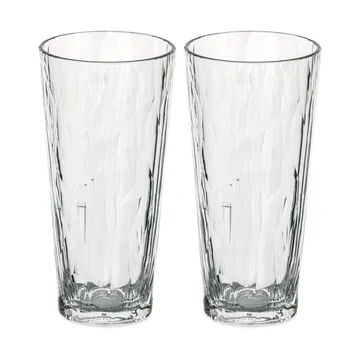 Club No. 19塑料水杯 250ml 2件装 - 晶透 - Koziol