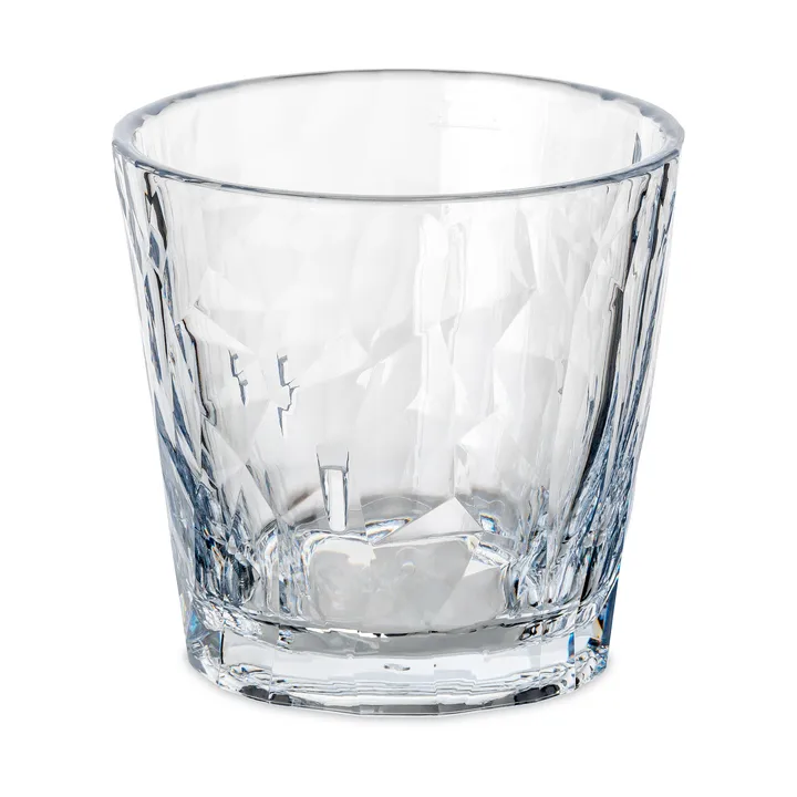 Club No. 22塑料平底杯 250ml 2件装 - 晶透 - Koziol