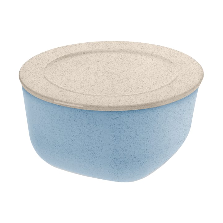 Connect 碗/碗 （含盖子） 2 L biocircular thermoplastic - Nature flower 蓝色 - Koziol