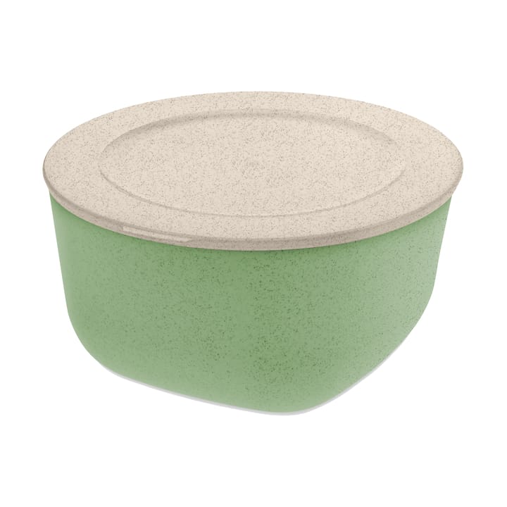 Connect 碗/碗 （含盖子） 2 L biocircular thermoplastic - Nature leaf 绿色 - Koziol