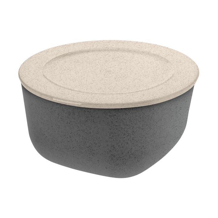 Connect 碗/碗 （含盖子） 2 L biocircular thermoplastic - Nature 白蜡木 灰色 - Koziol