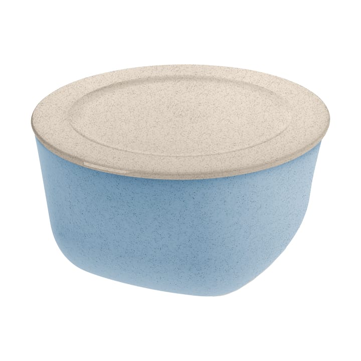 Connect 碗/basin （含盖子） 4 L biocircular thermoplastic - Nature flower 蓝色 - Koziol
