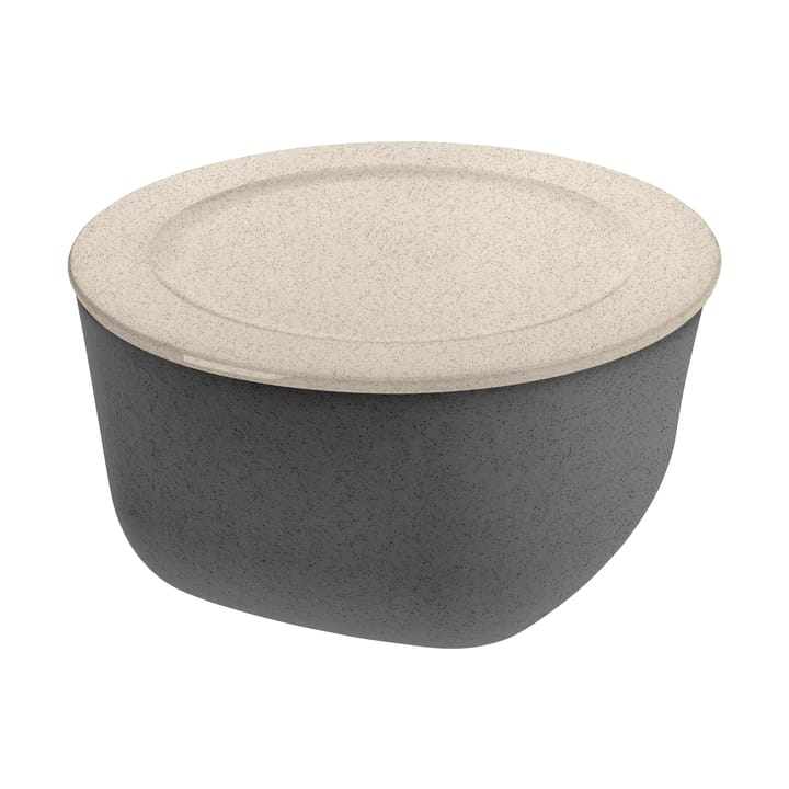 Connect 碗/basin （含盖子） 4 L biocircular thermoplastic - Nature 白蜡木 灰色 - Koziol