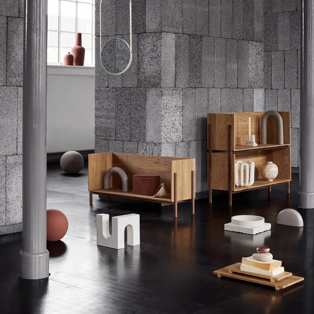 Brick 砖块造型北欧风格摆件, 陶瓷色 Kristina Dam Studio