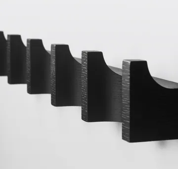 Column coat rack 49 cm - 黑色 stained 自然木色 - Kristina Dam Studio