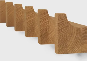 Column coat rack 49 cm - Warm oiled 自然木色 - Kristina Dam Studio