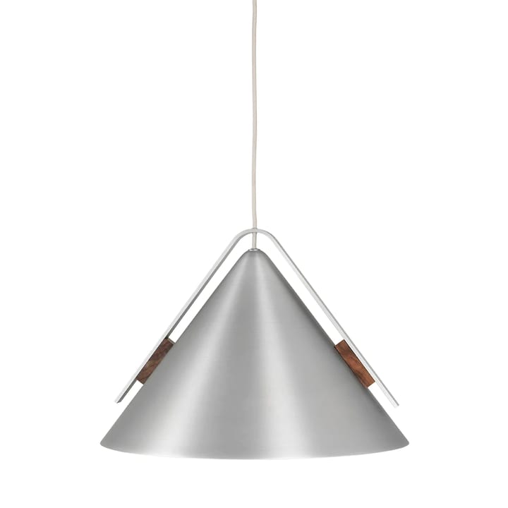 Cone 吊灯 L - Aluminum-核桃色 - Kristina Dam Studio