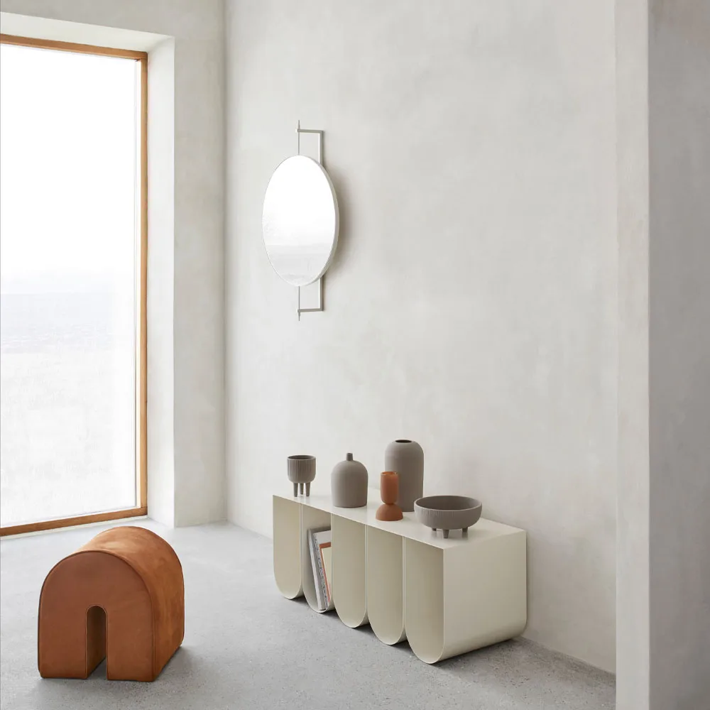 Rotating 可旋转北欧风格镜子, 黑色 Kristina Dam Studio