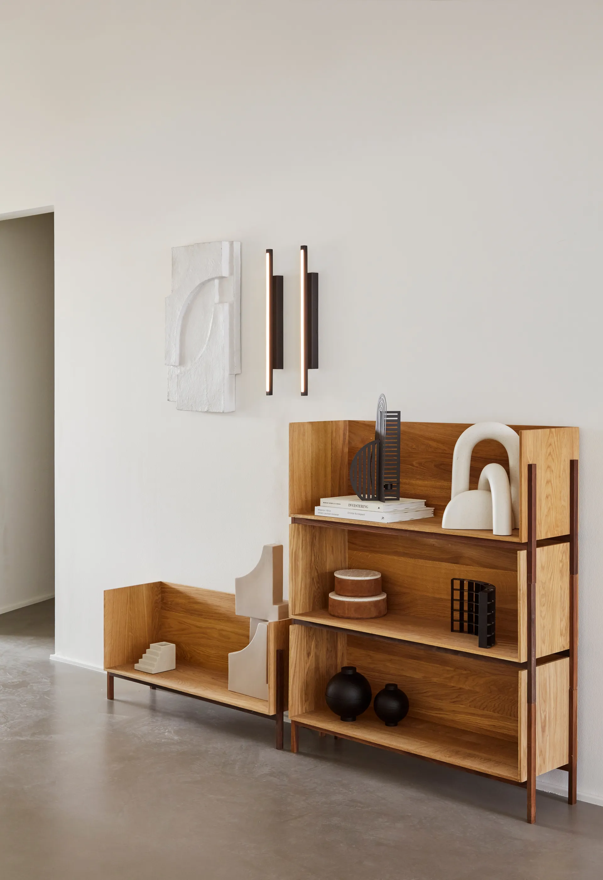 Serif Relief wall 装饰 M, 米白色 Kristina Dam Studio