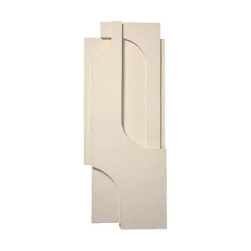 Serif Relief 墙面装饰 大号 - 米白色 - Kristina Dam Studio