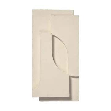 Serif Relief 墙面装饰 小号 - 米白色 - Kristina Dam Studio