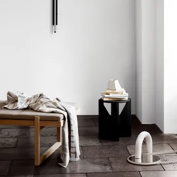 Stool 圆形凳 - 橡木色, Ø36x42 cm - Kristina Dam Studio