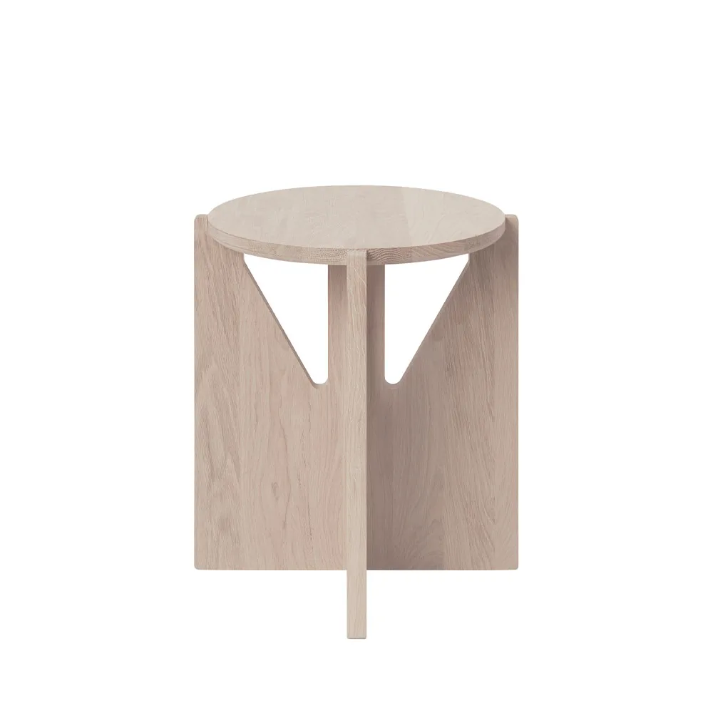 Stool 圆形凳, 橡木色, Ø36x42 cm Kristina Dam Studio