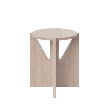 Stool 圆形凳 - 橡木色, Ø36x42 cm - Kristina Dam Studio